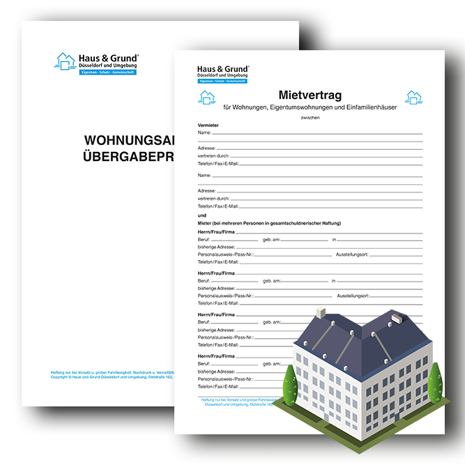 Set Mietvertrag Wohnungsübergabeprotokoll