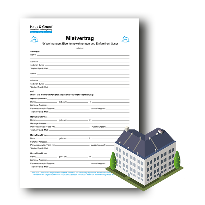 Mietvertrag Wohnraum